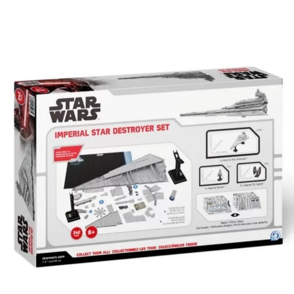 Star Wars Imperial Star Destroyer 3D Paper Model Kit 4X Models 342Pcs - Picture 3 of 3